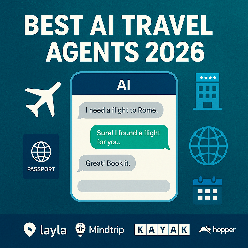 Best AI Travel Agents That Book Flights and Hotels for You in 2026